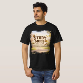 Camiseta de enfoque universitario: Modo Estudio