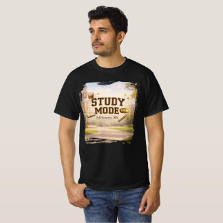 Camiseta de enfoque universitario: Modo Estudio