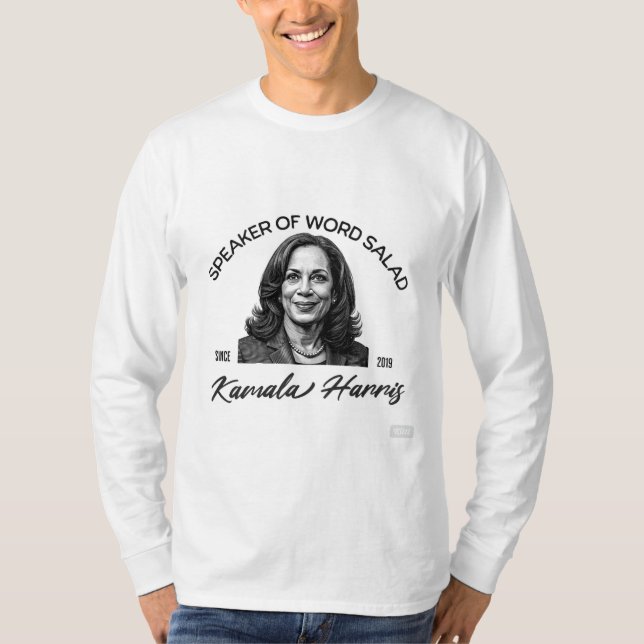 Camiseta de ensalada de palabras Kamala Harris par (Anverso)