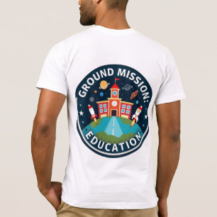Camiseta de enseñanza del espacio de aprendizaje d
