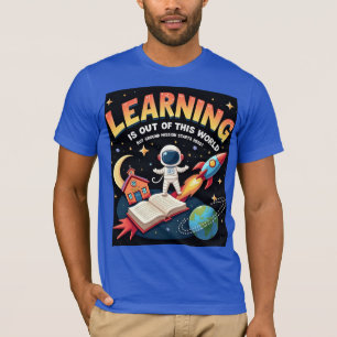 Camiseta de enseñanza del espacio de aprendizaje d