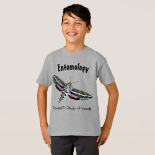 Camiseta de Entomología de Mariposa Nocturna Color