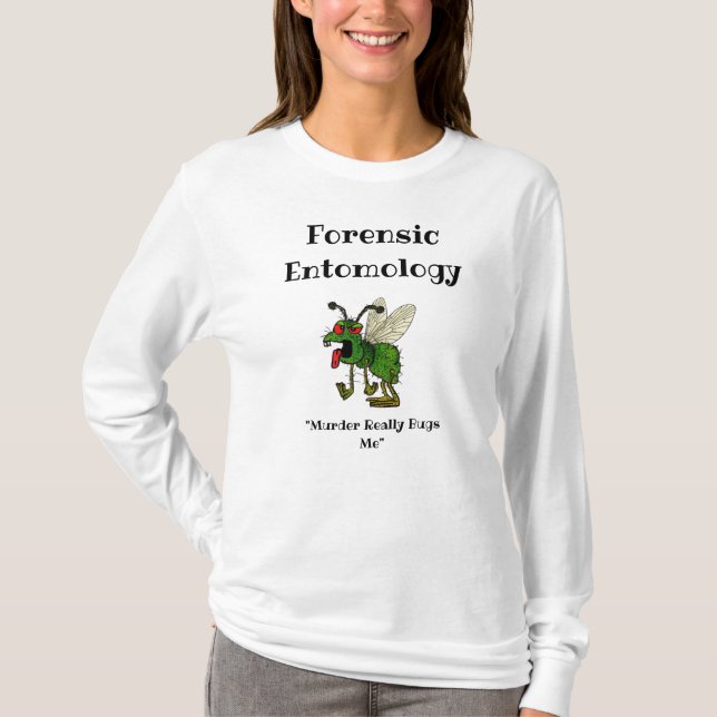 Camiseta de Entomología Forense (Anverso)