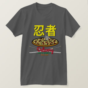 Camiseta De Entrega De Pizza Ninja