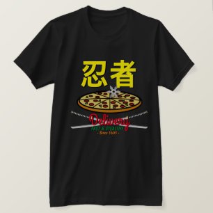Camiseta De Entrega De Pizza Ninja