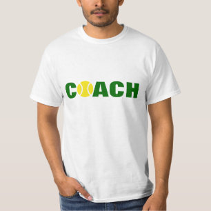 Camiseta de entrenador de tenis