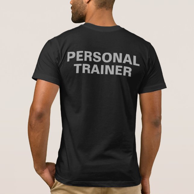 Camiseta de entrenador personal (Reverso)