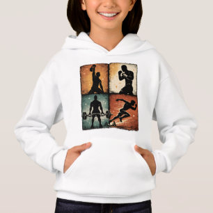 Camiseta de entrenamiento con cuadrícula de siluet