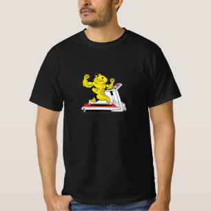 Camiseta de entrenamiento de gimnasia de hámster f