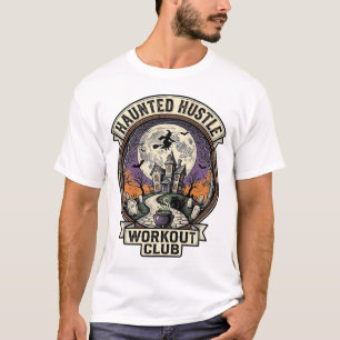 Camiseta de entrenamiento de Halloween Haunted Hus