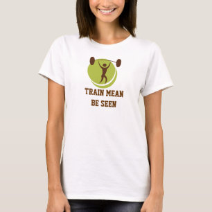 Camiseta de entrenamiento de peso.