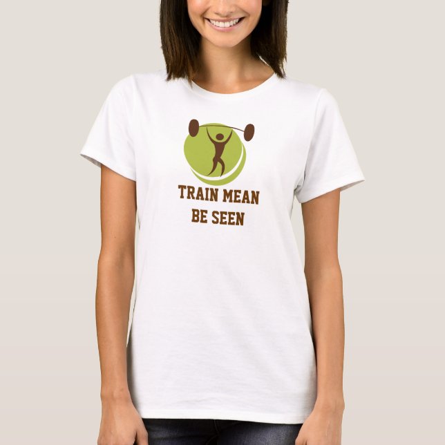 Camiseta de entrenamiento de peso. (Anverso)