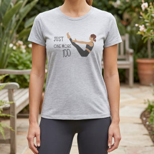 Camiseta de entrenamiento de Pilates Just One More