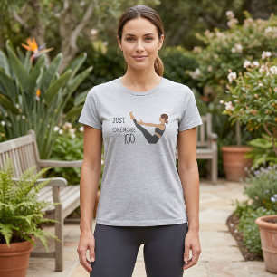 Camiseta de entrenamiento de Pilates Just One More