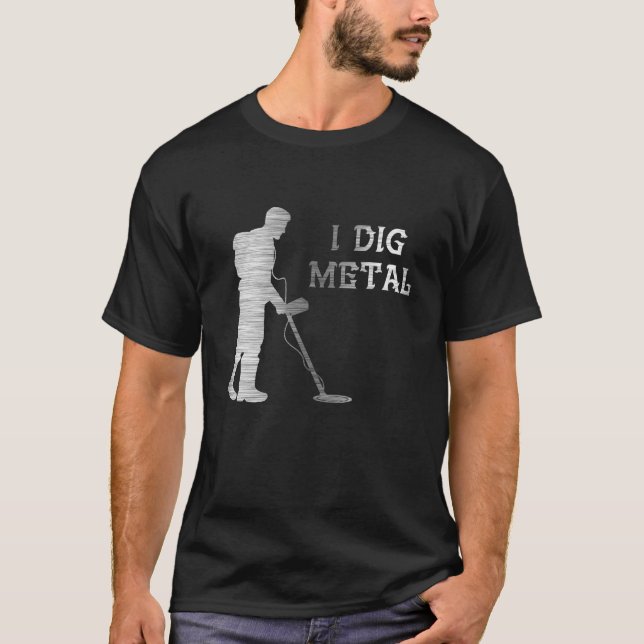 Camiseta de entusiastas del detector metalizado (Anverso)