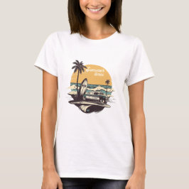 Camiseta de época de vacaciones de verano