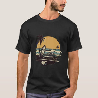 Camiseta de época de vacaciones de verano