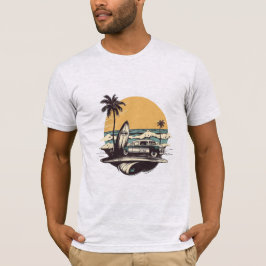 Camiseta de época de vacaciones de verano