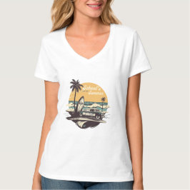 Camiseta de época de vacaciones de verano