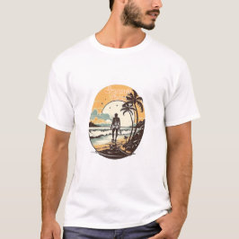 Camiseta de época de vacaciones de verano
