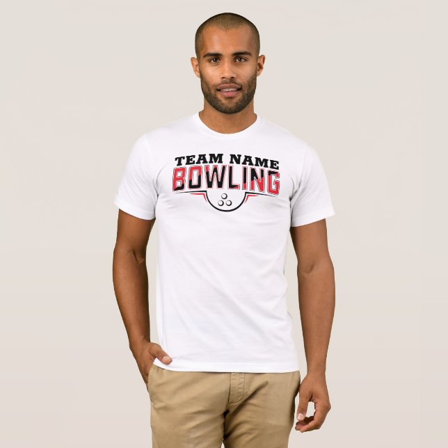 Camiseta de equipo de bolos personalizada (Anverso completo)