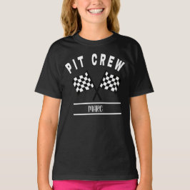 Camiseta de equipo de pits, camiseta familiar a ju