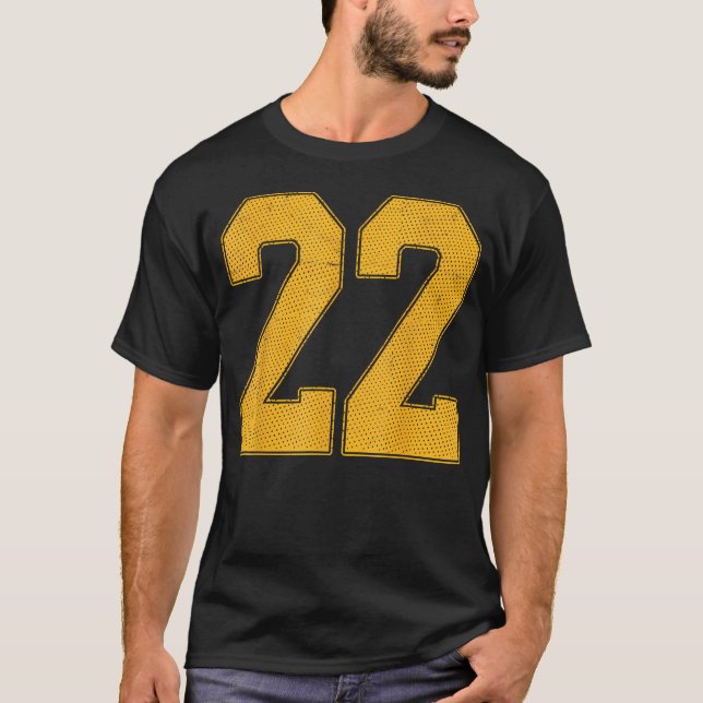 Camiseta de equipo deportivo con uniforme numerado (Anverso)