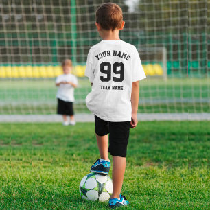 Camiseta de equipo deportivo personalizada número 