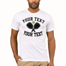 Camiseta de equipo personalizada de Pickleball y p