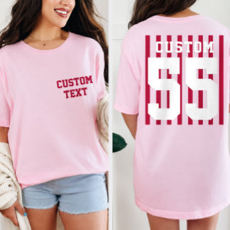 Camiseta de equipo personalizada para fanáticos 