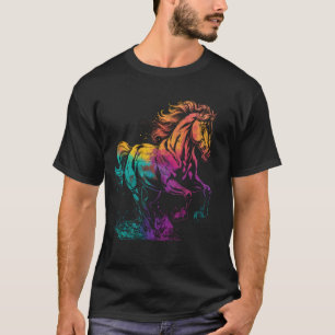 Camiseta de equitación para mujeres país amante de