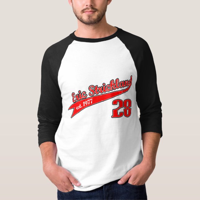 Camiseta de Eric Strickland Basebal (Anverso)