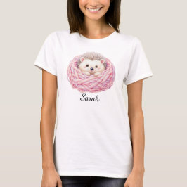 Camiseta de erizo tejida personalizada