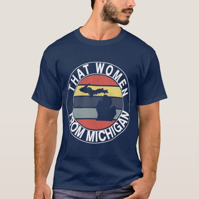 Camiseta de Esa mujer de Michigan (Anverso)