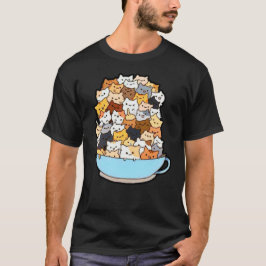 Camiseta de esbozo de gato