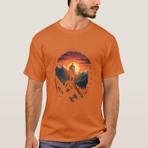 Camiseta de escalada en roca escalador en montaña