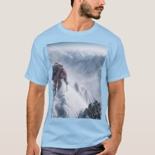Camiseta de escalador de montaña