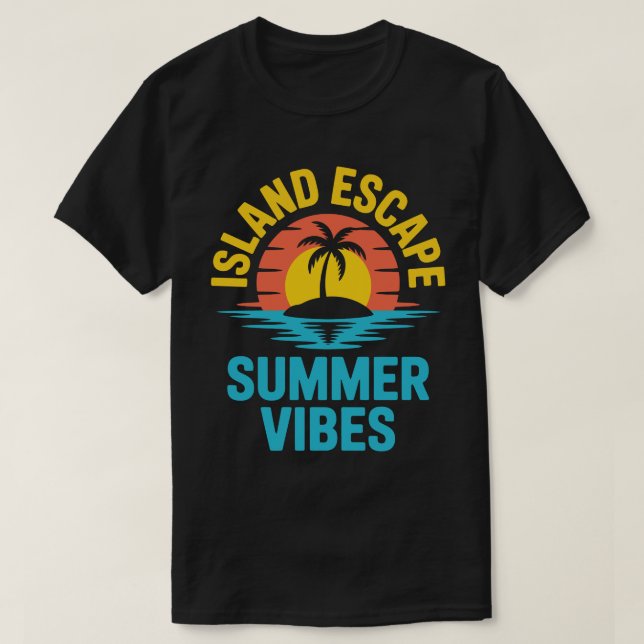 Camiseta de escape a la isla (Diseño del anverso)