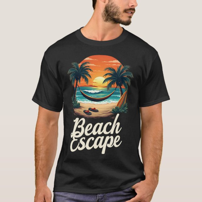 Camiseta de escape de la playa (Anverso)