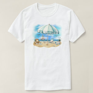 Camiseta de escenas de playa