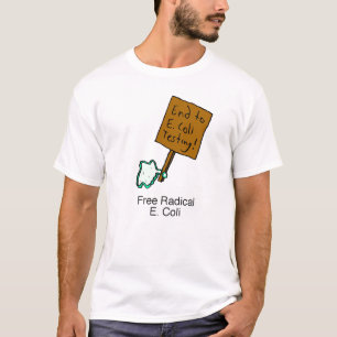 Camiseta de Escherichia Coli del radical libre