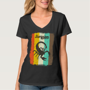 Camiseta de Escorpión Retro Años 70 Arte de Aficio