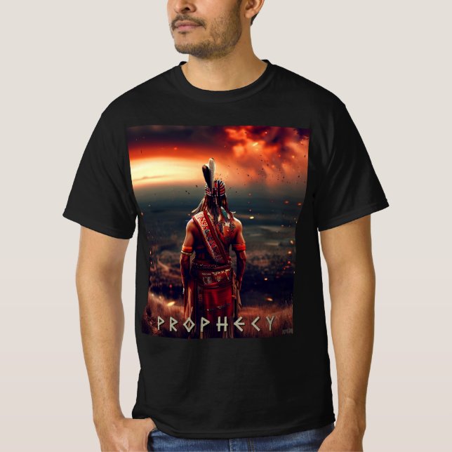 Camiseta de escrutinio de profecía negra (Anverso)