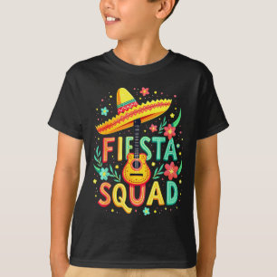 Camiseta de escuadrón de fiesta mexicana para fies