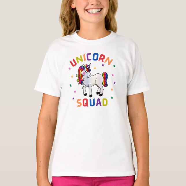 Camiseta De Escuadrón De Unicornio (Anverso)