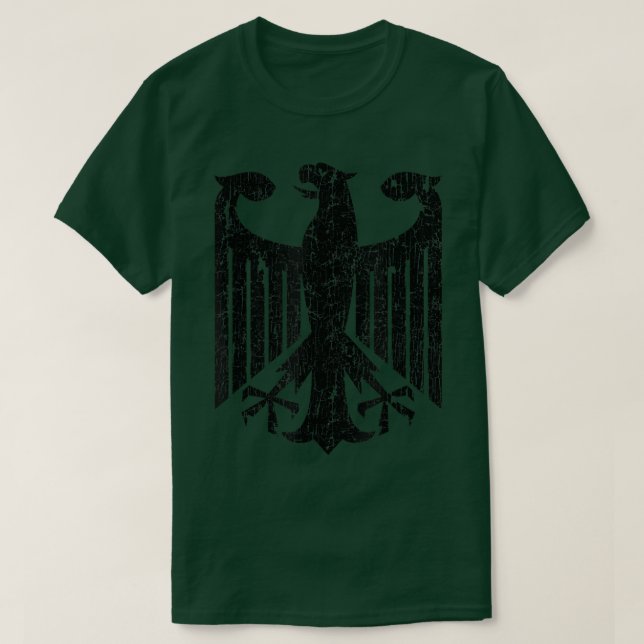 Camiseta De Escudo De Alemania Raíces Alemanes Org (Diseño del anverso)