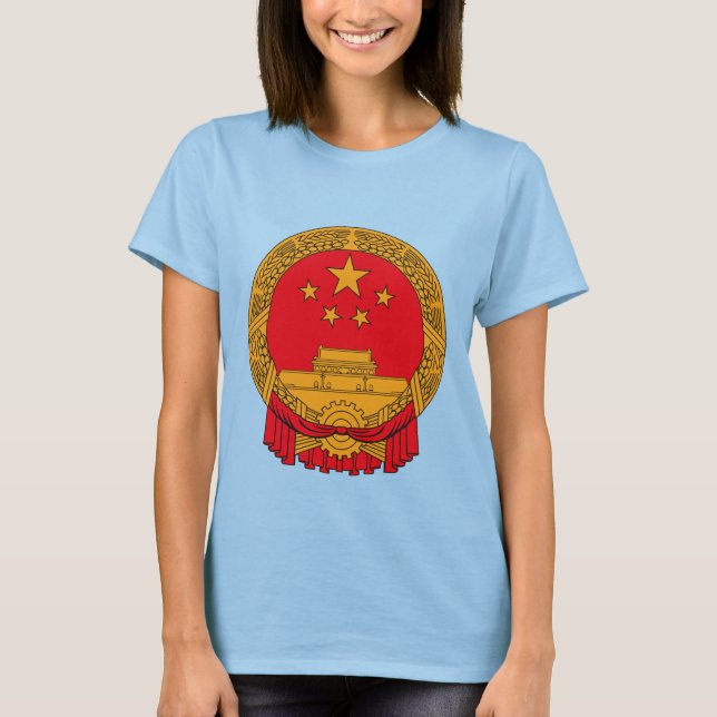 Camiseta de Escudo de China (Anverso)