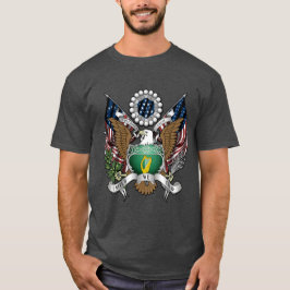 Camiseta de Escudo irlandés-estadounidense