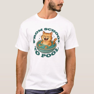 Camiseta De escuela a piscina