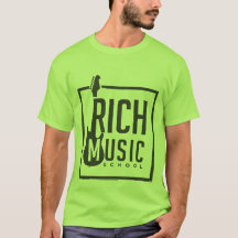Camiseta de Escuela de Música Rica en color